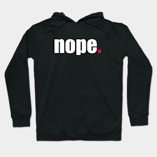 'Dude' Contemporary Design Text Slogan Hoodie